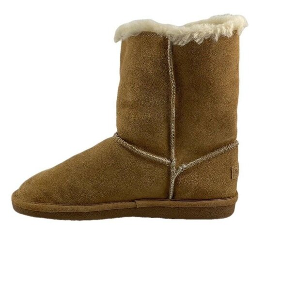 BJORNDAL Leather & Wool Lined Winter Boots Womens 10M Suede Real Wool Lining Joe - Picture 8 of 11